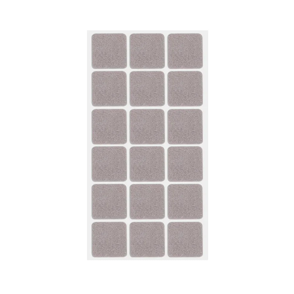 18/180Pcs Felt Chair Leg Pads Round Square Floor Protector Self Adhesive Furniture Table Legs Pad Bumper Anti Slip Furniture Mat