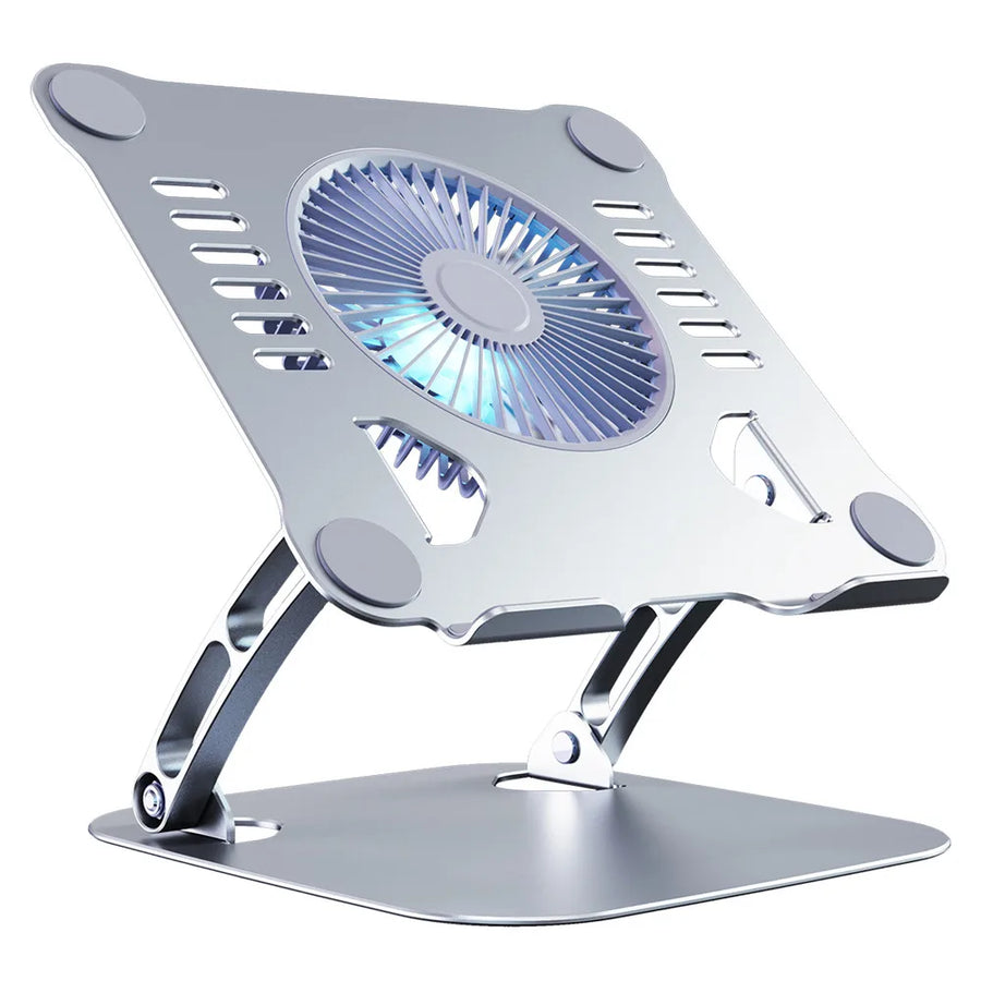 Laptop Stand with Computer Cooling Fan for Apple MacBook 11-16 Inch Dell Lenovo Aluminum alloy Bracket for All Gaming laptop