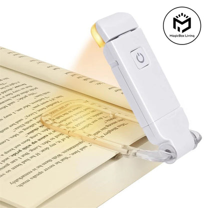 Lámpara de lectura con clip y luz regulable — MERKAION