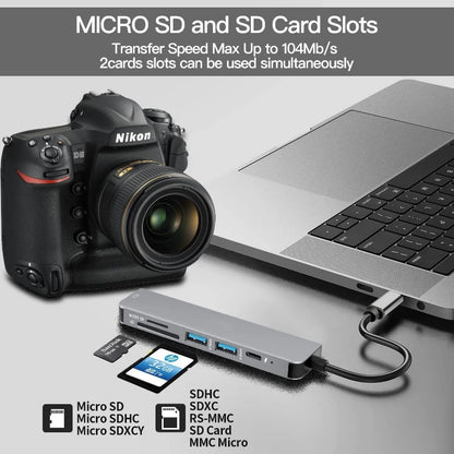 Hub USB-C 5 en 1 HDMI — MERKAION