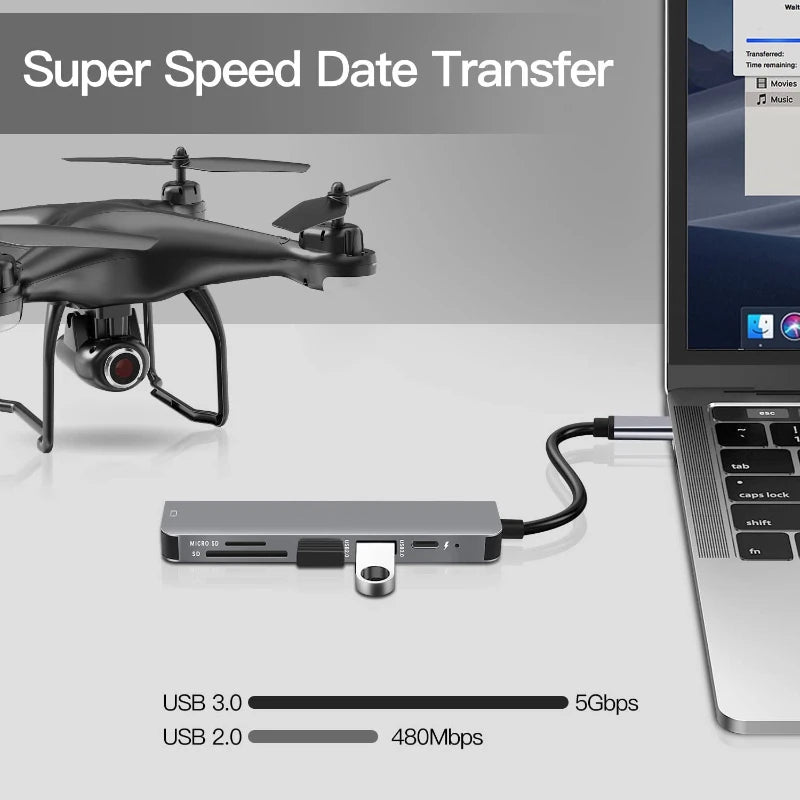 Hub USB-C 5 en 1 HDMI — MERKAION