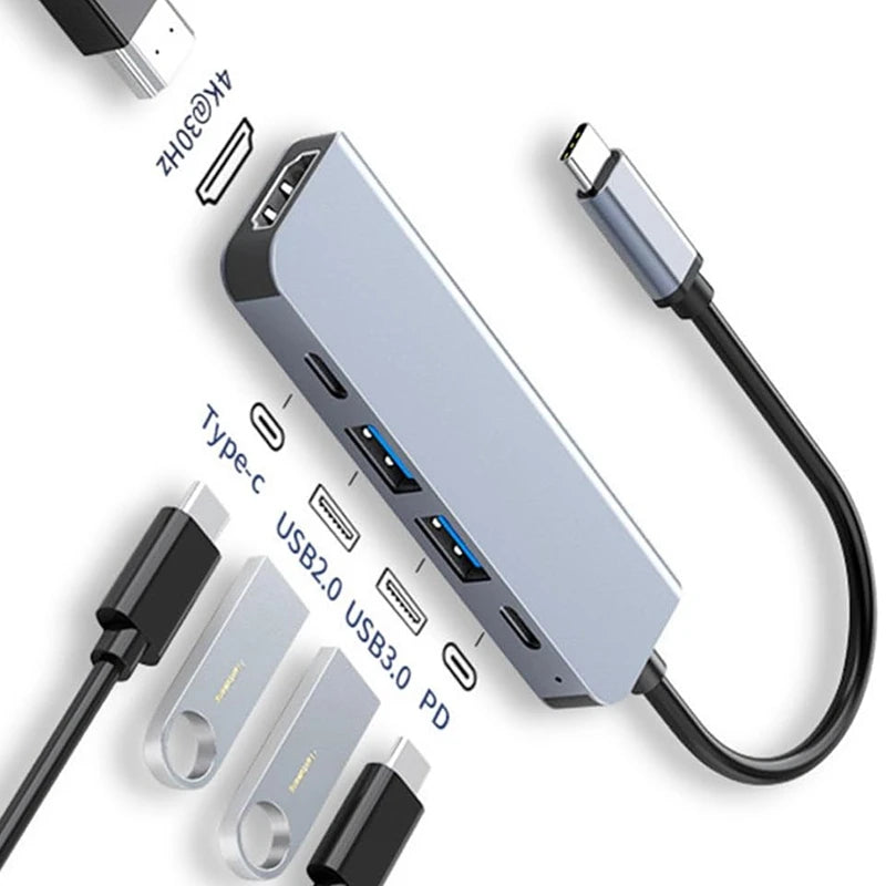 Hub USB-C 5 en 1 HDMI — MERKAION