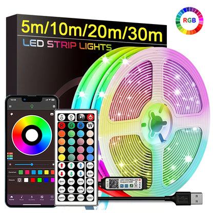 Tira LED RGB USB con mando — MERKAION
