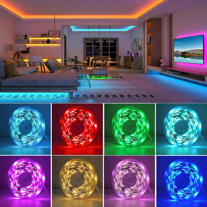 Tira LED RGB USB con mando — MERKAION