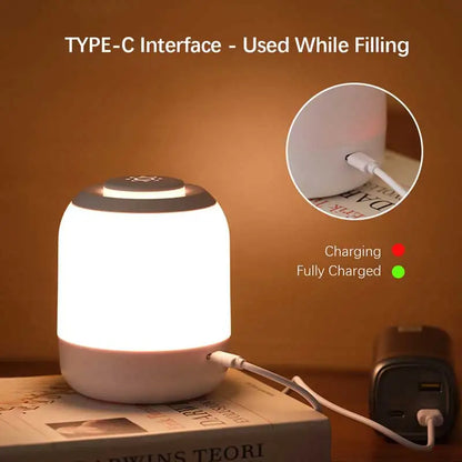 Lámpara de noche LED regulable USB — MERKAION